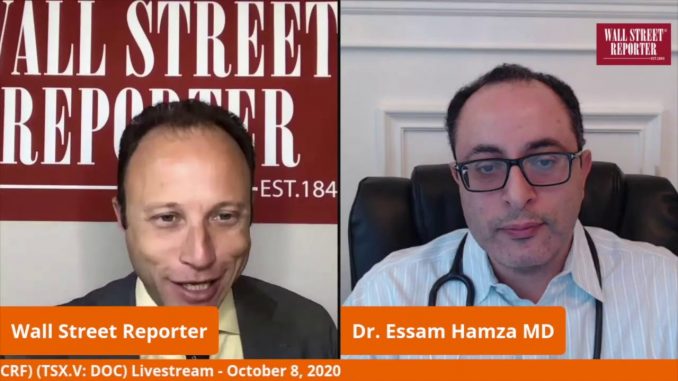 CloudMD (OTC: DOCRF) (TSX.V: DOC) NEXT SUPER STOCK CEO Interview & Investor LiveChat: October 12, 2020