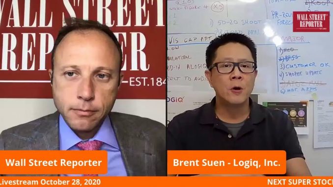 NEXT SUPER STOCK Logiq (OTC: LGIQ) livestream 10/28/2020