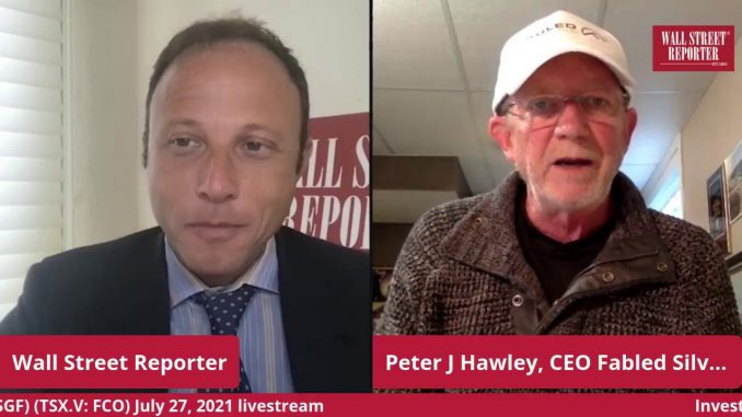 Fabled Silver Gold Corp. (TSX.V: FCO) (OTC: FBSGF) New and Substantial Gold Discovery 7/27 Discovery Day livestream